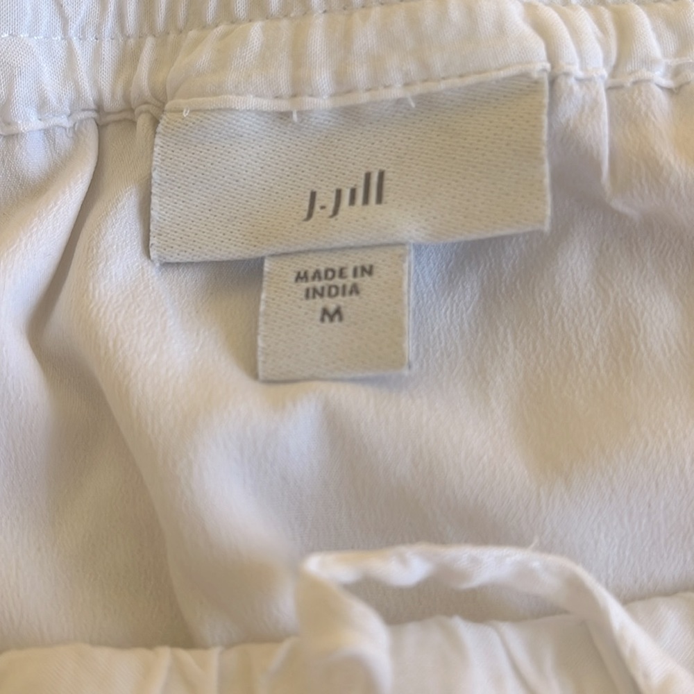J.Jill Embroidered Pull-on Woven Skirt - Picture 4 of 6